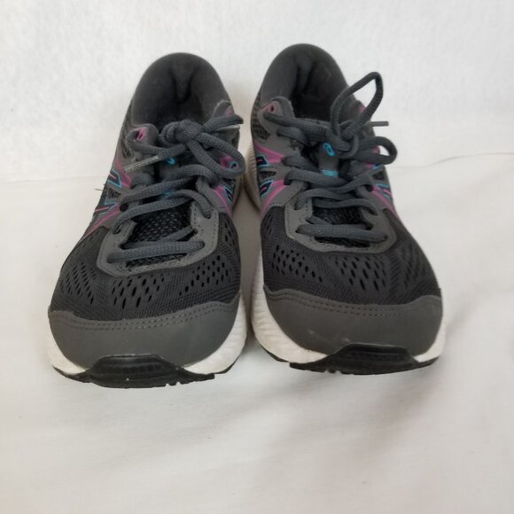 ASICS Gel Contend 7 AmpliFoam Lace Up Running Shoe Black Size 8 ~ 4399 - Picture 3 of 10